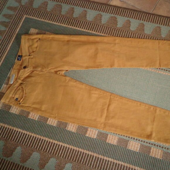 AG Adriano Goldschmied the Stevie Ankle Slim Straight Leg Pant 28R Camel - Picture 6 of 16